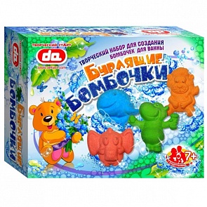 Набор - Бурлящие бомбочки - Животные (Дети АРТ, да17002sim)